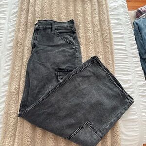 Old Navy Dark Gray Relaxed Jeans